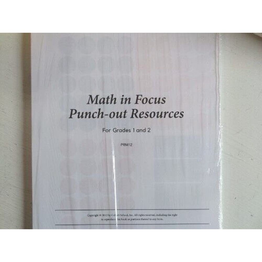 math in focus punch-out resources grades 1‎ and 2